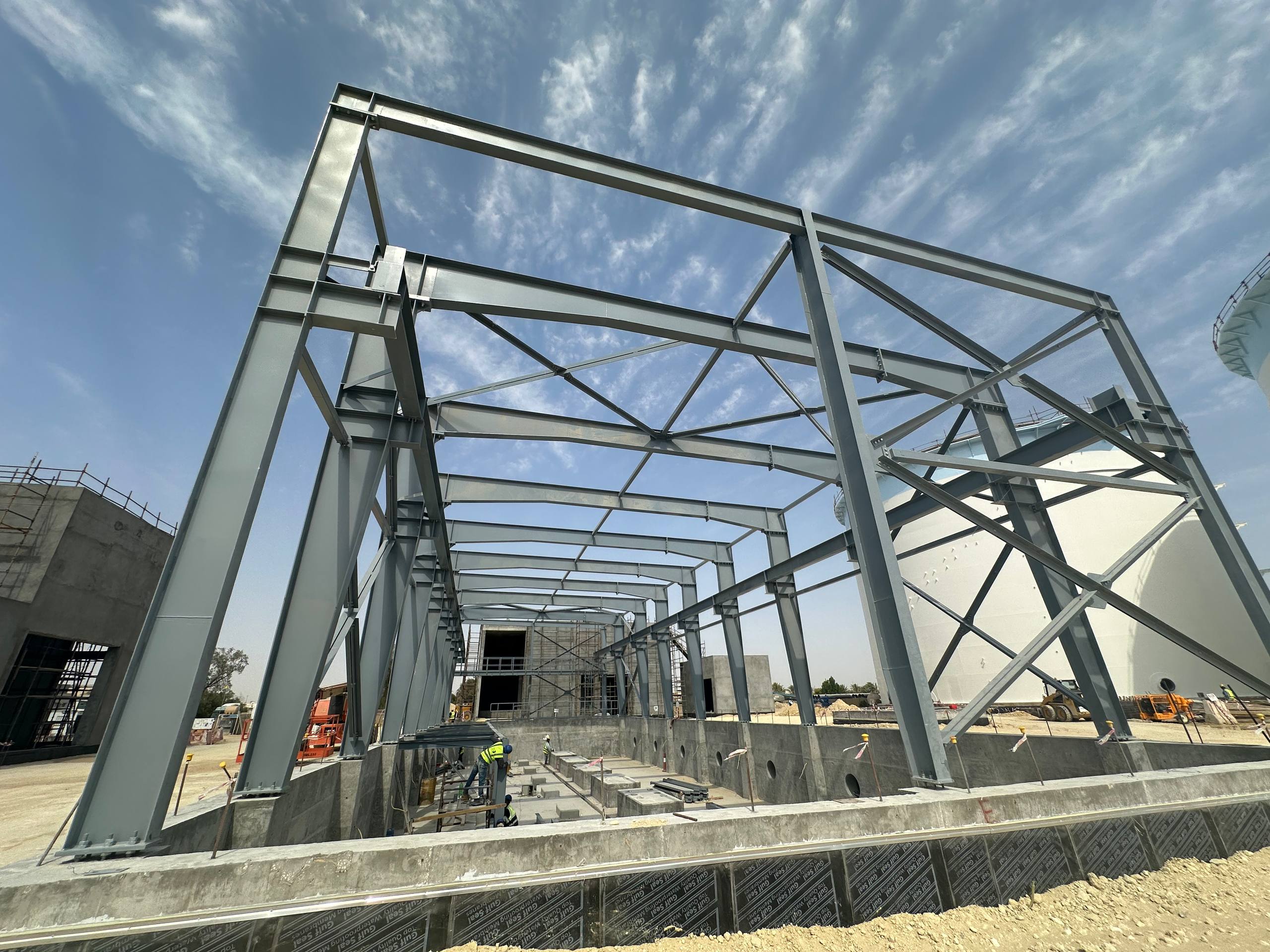 Pump Station NWC - Saihat — Steel Structure by RAFCO